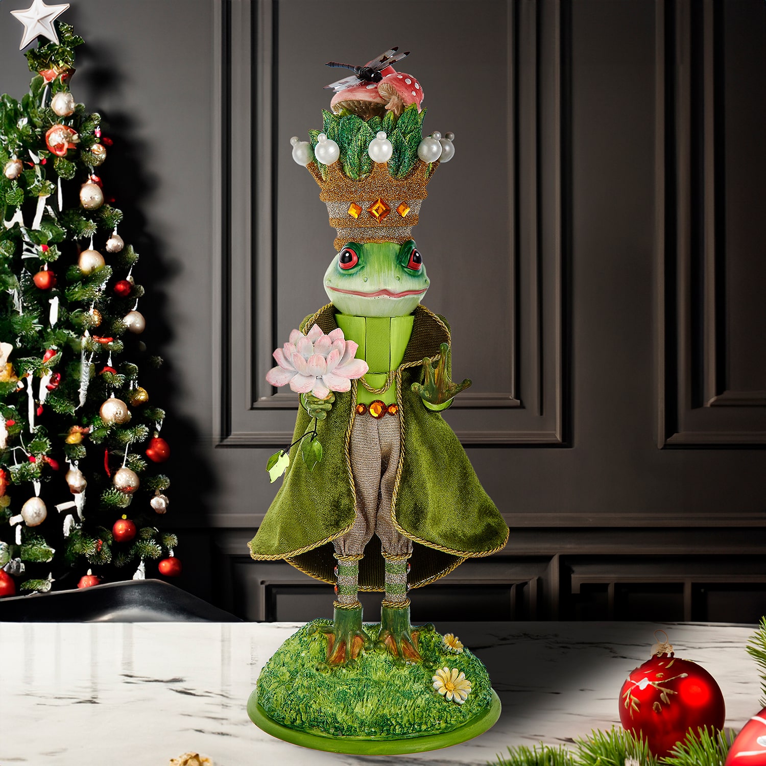 Kurt Adler 17" Hollywood Frog Prince Nutcracker