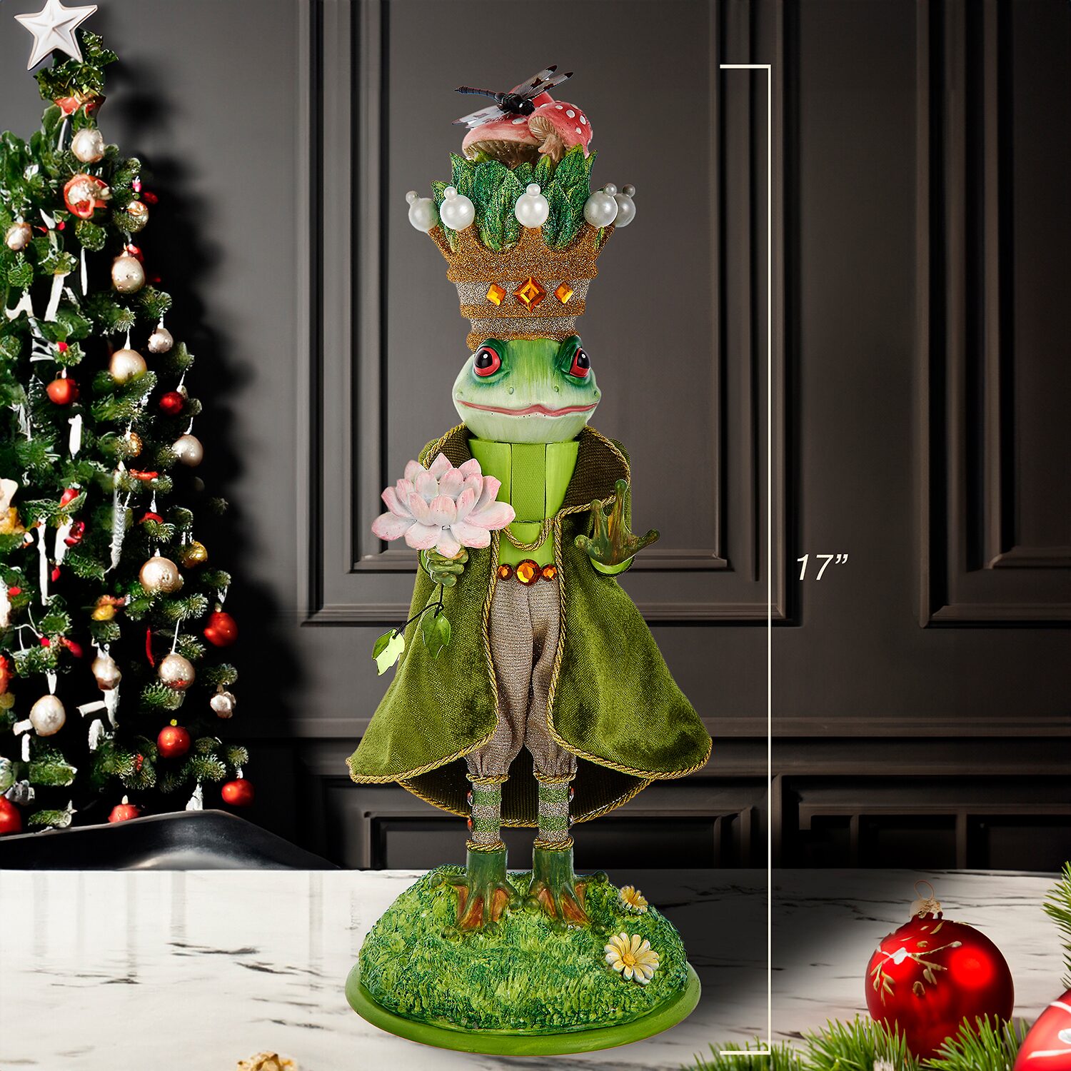 Kurt Adler 17" Hollywood Frog Prince Nutcracker