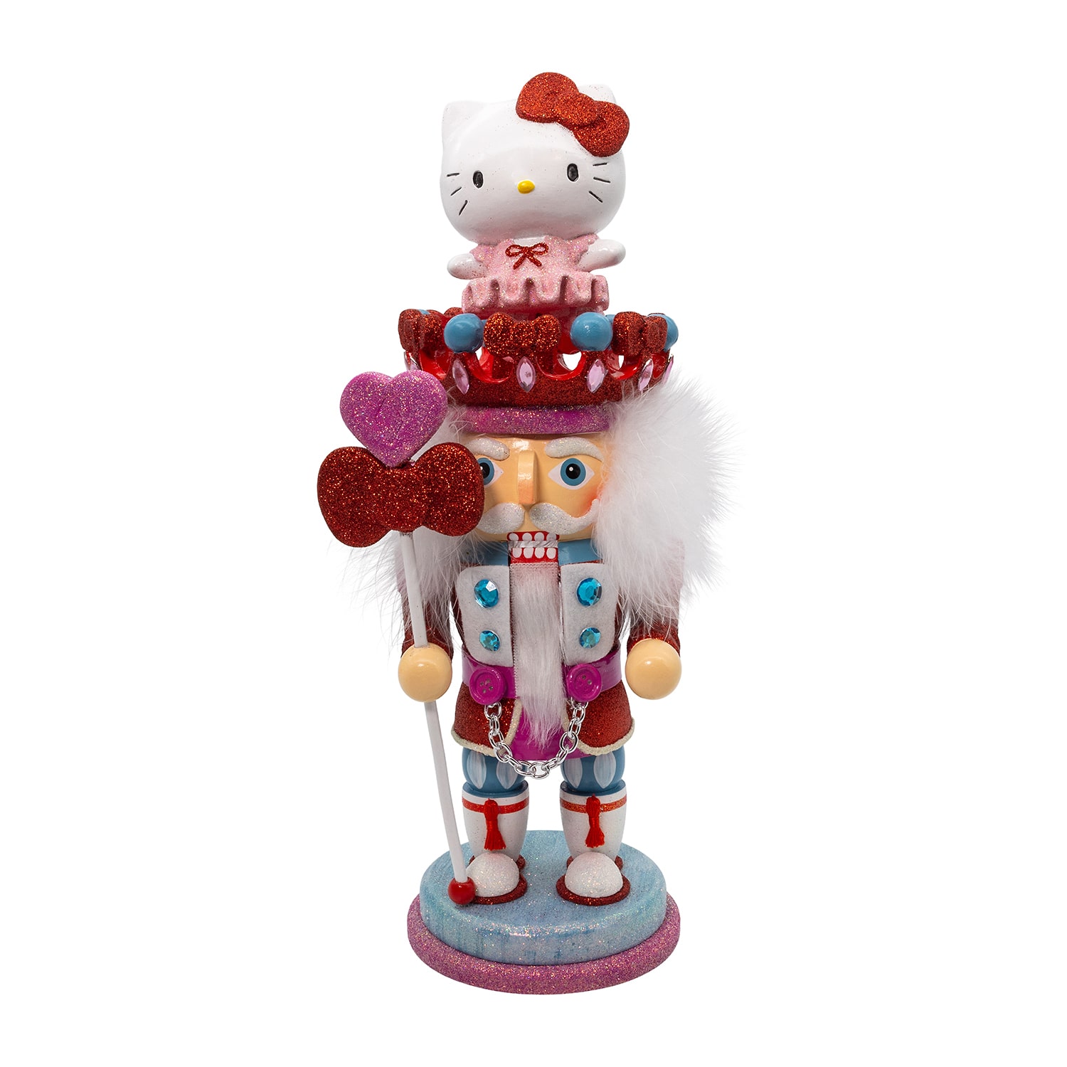 Kurt Adler 14" Hollywood Hello Kitty Nutcracker