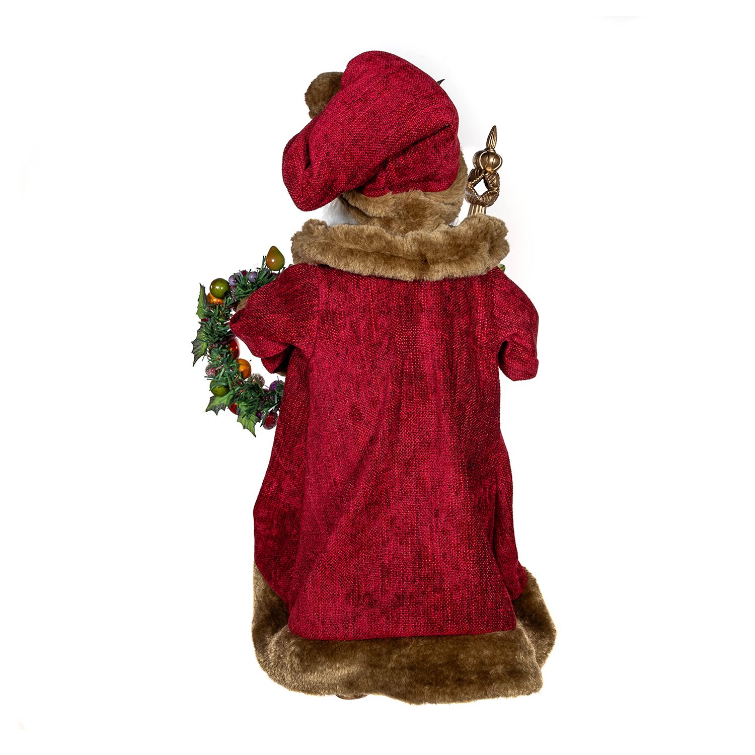 Kurt Adler 20" Sugar Fruit With Fruit Wreath Figurine