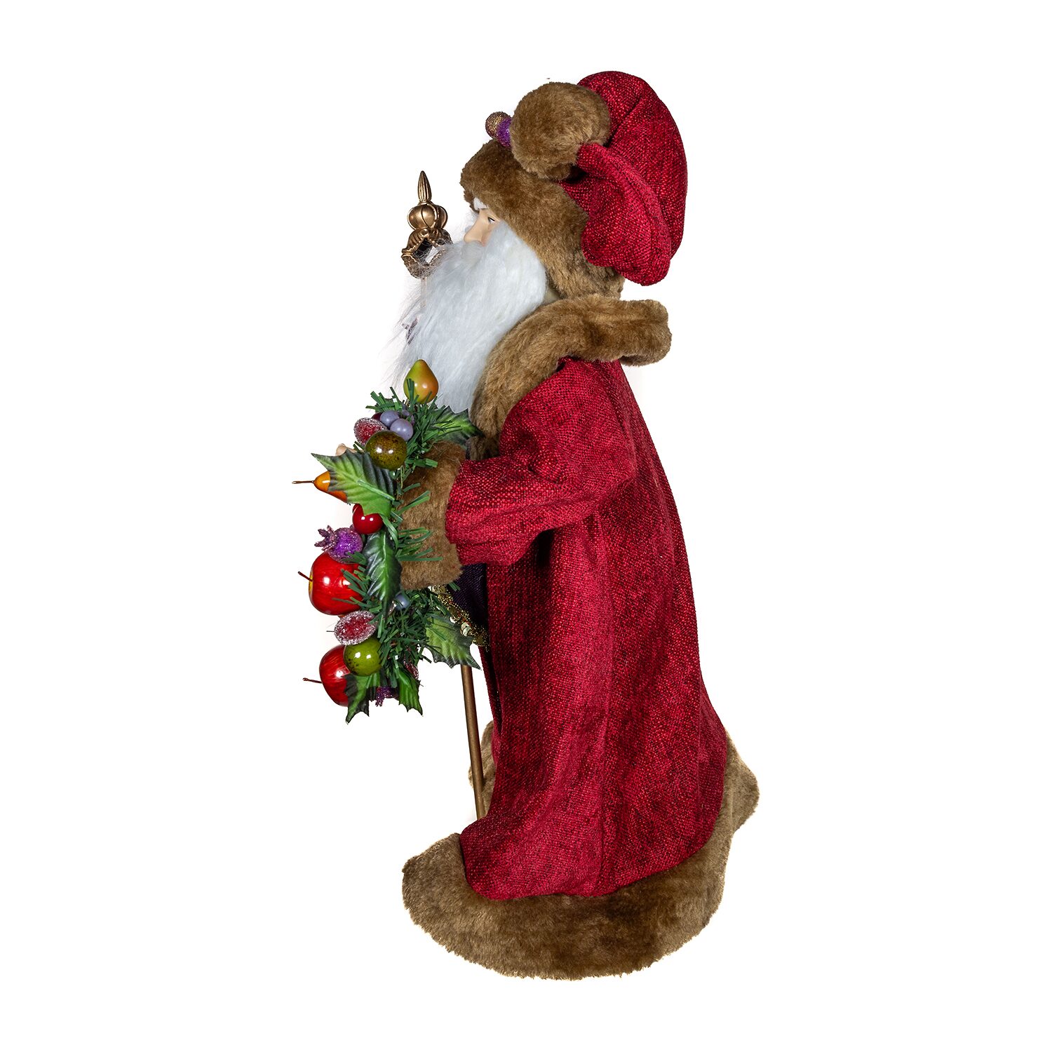 Kurt Adler 20" Sugar Fruit With Fruit Wreath Figurine