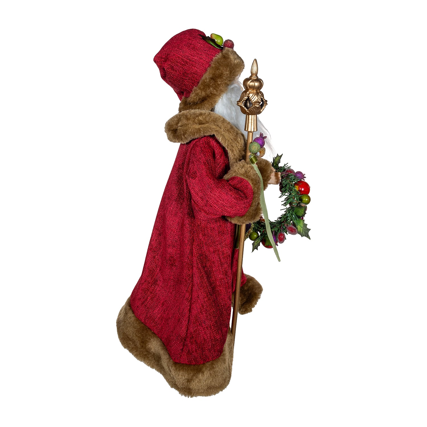 Kurt Adler 20" Sugar Fruit With Fruit Wreath Figurine