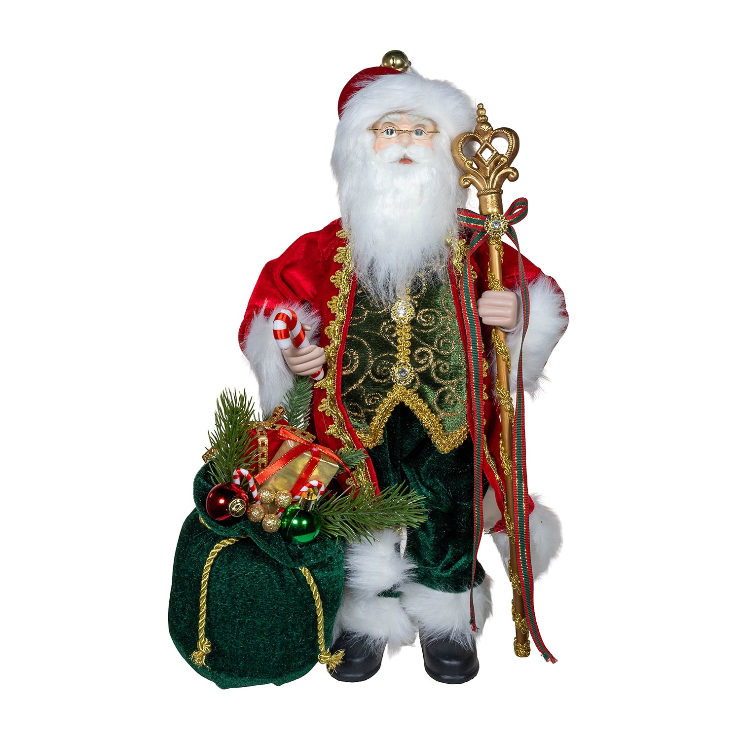 Kurt Adler 18" Gift Bag And Scepte Figurine