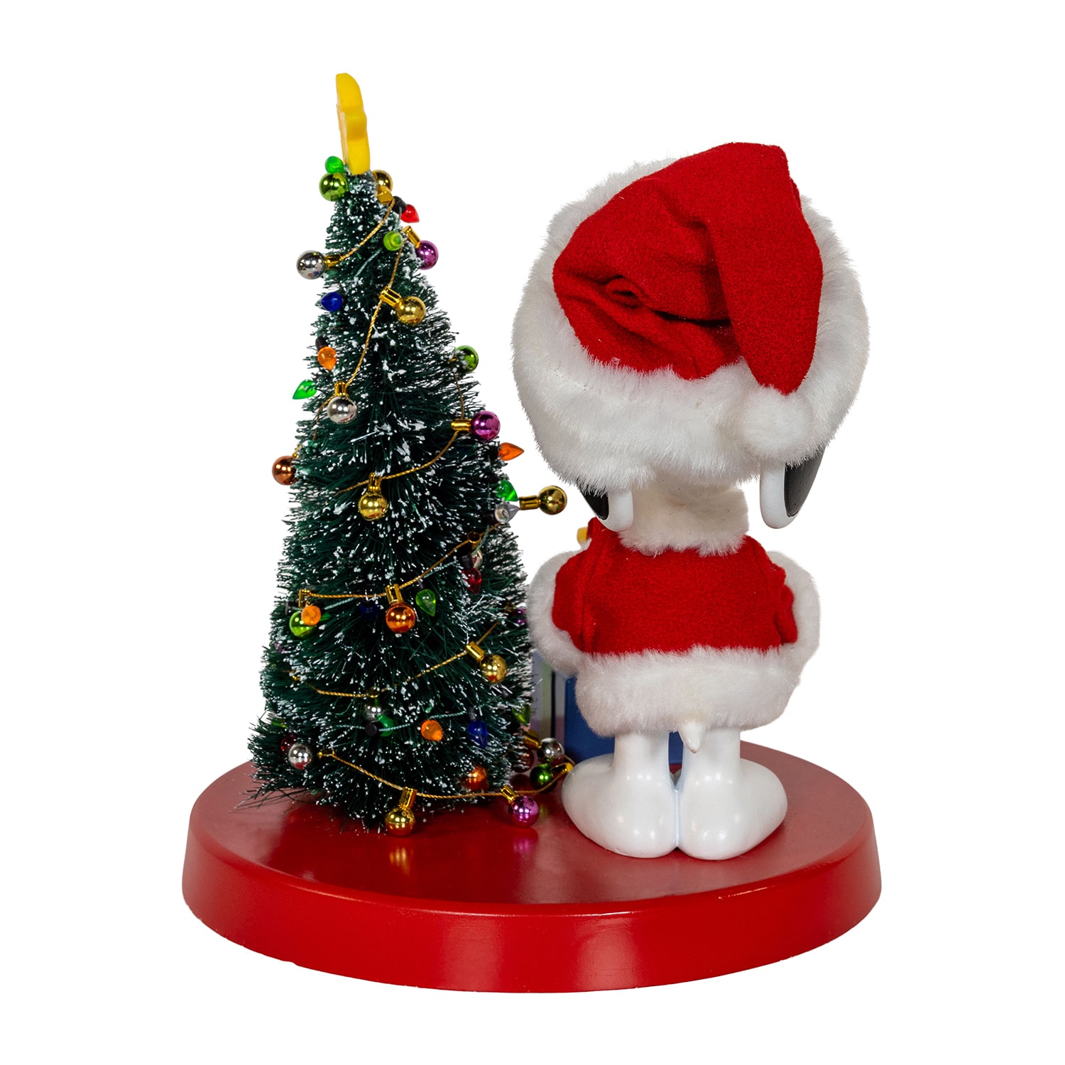 Kurt Adler 8" Snoopy And Woodstock Peanuts Snoopy Christmas Tabletop Decor