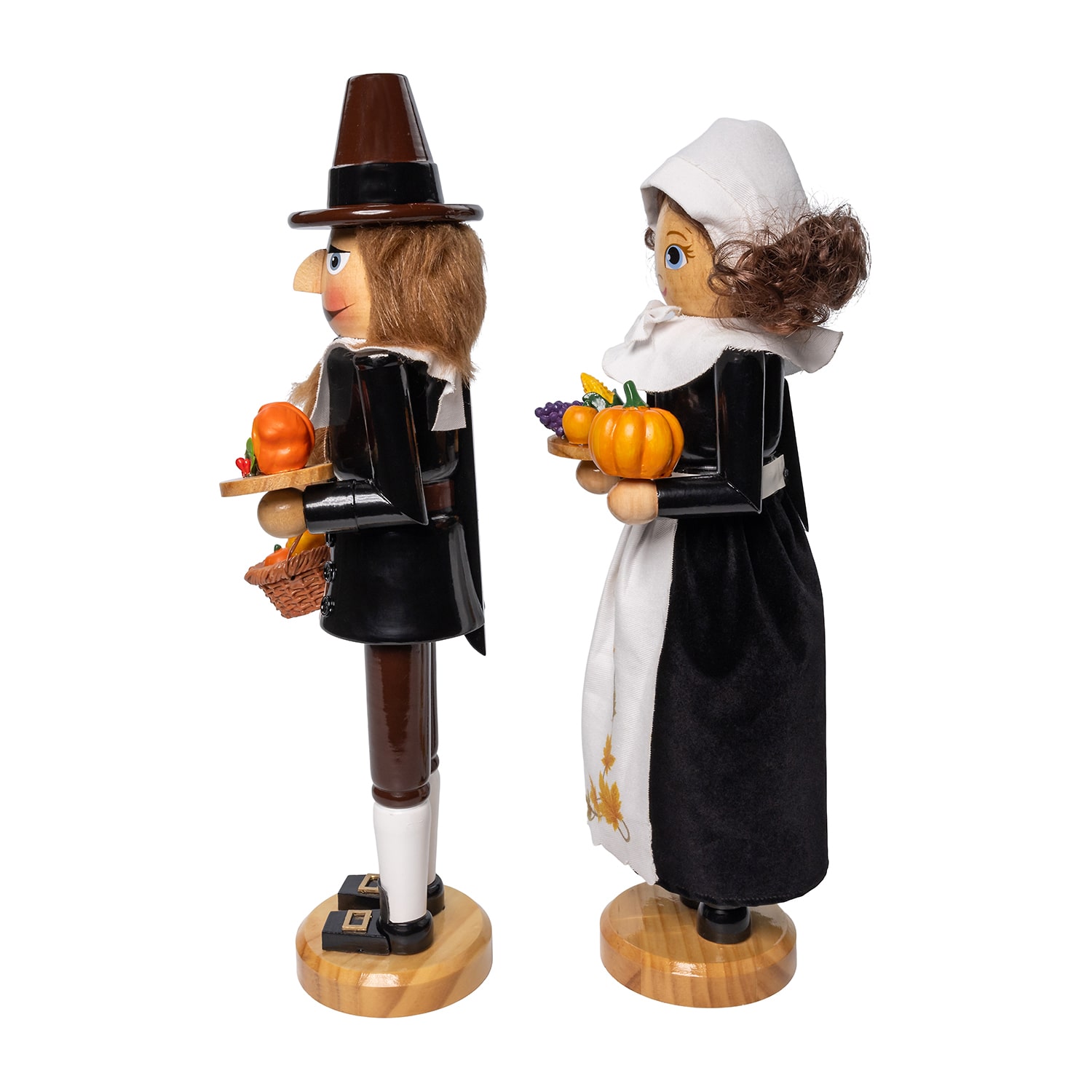 Kurt Adler 15" Pilgrim 2-pc. Christmas Nutcracker