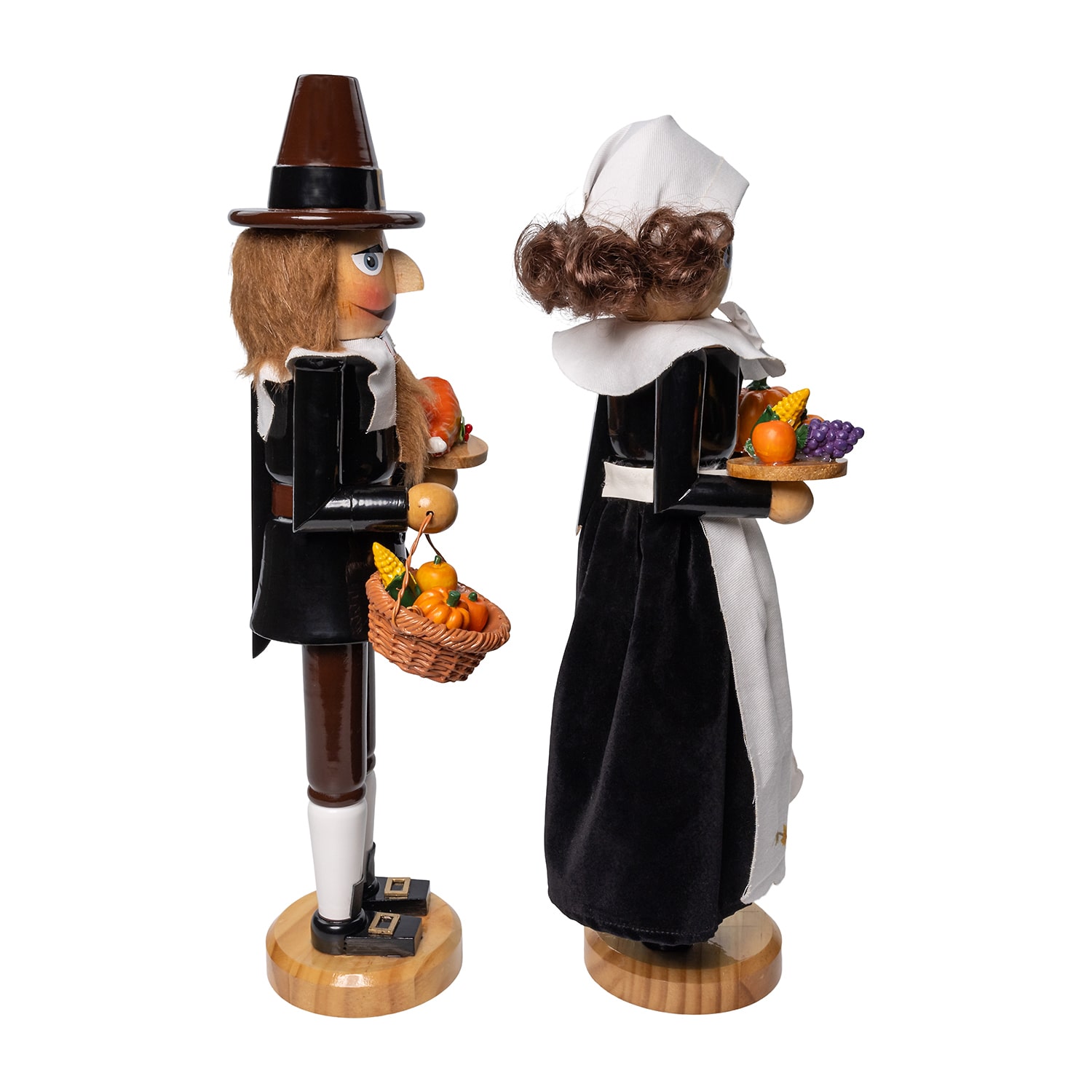 Kurt Adler 15" Pilgrim 2-pc. Christmas Nutcracker