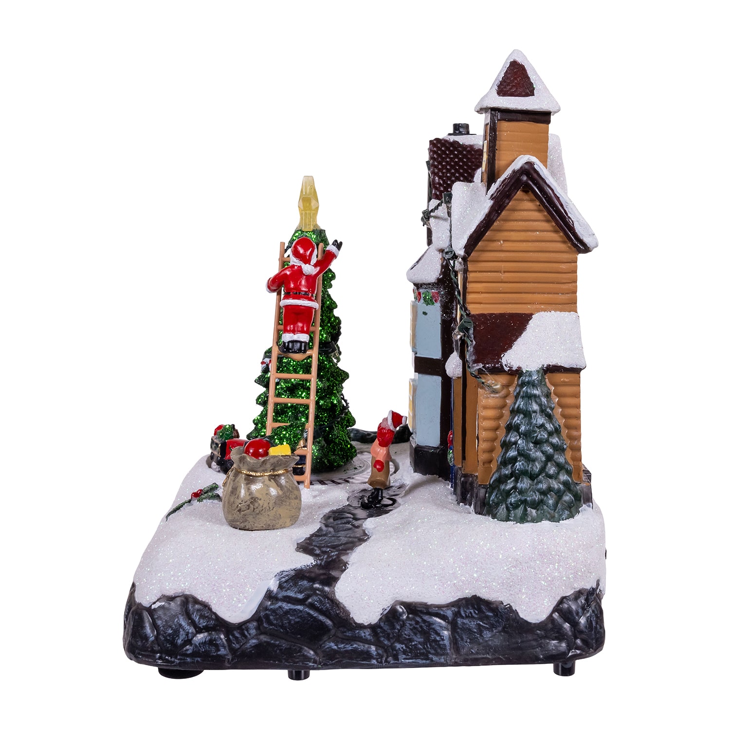 Kurt Adler 1.6-5.1" Led Gingerbread House Lighted Christmas Tabletop Decor