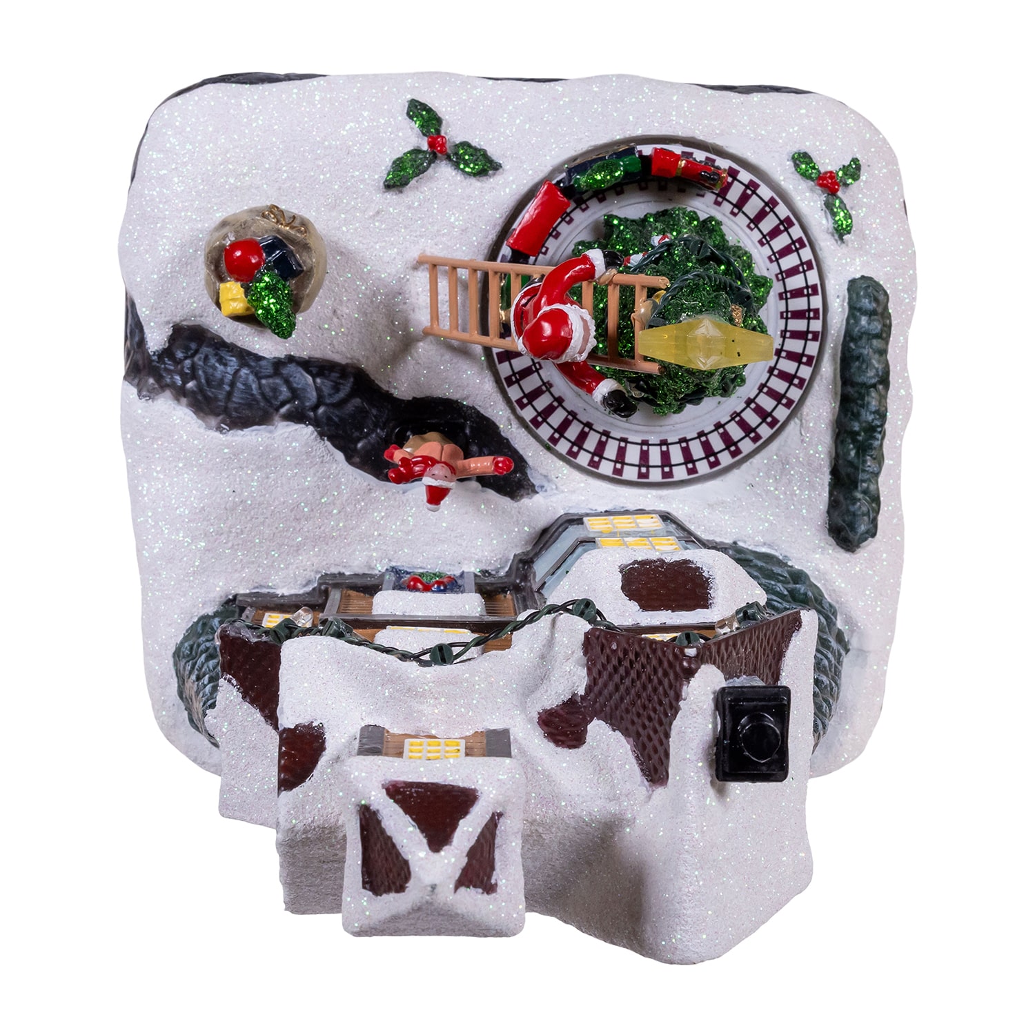 Kurt Adler 1.6-5.1" Led Gingerbread House Lighted Christmas Tabletop Decor