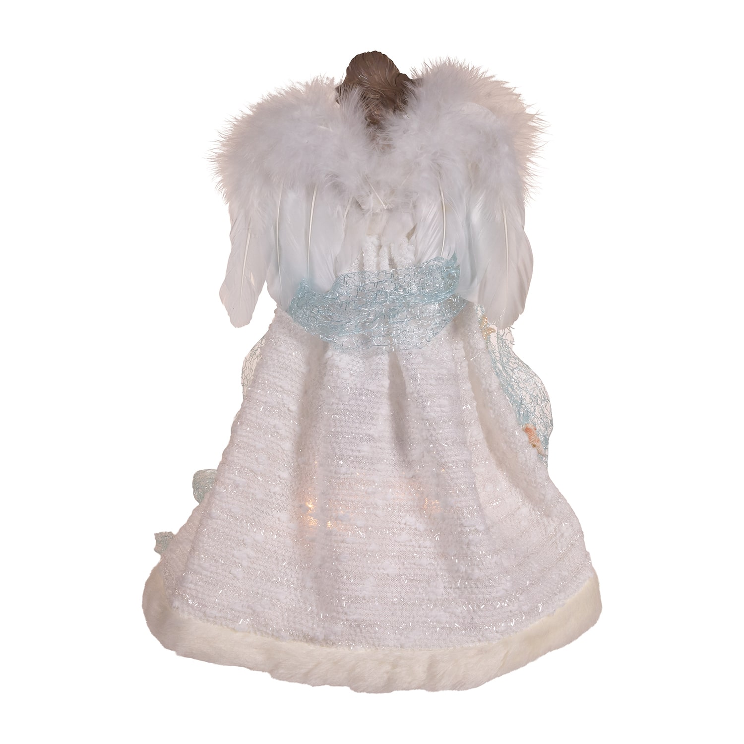 Kurt Adler 14" 10-Light Coastal Beach Angel Indoor Tree Skirt