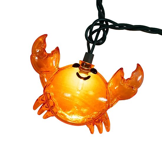 Kurt Adler 12' 10-Light Crab String Lights