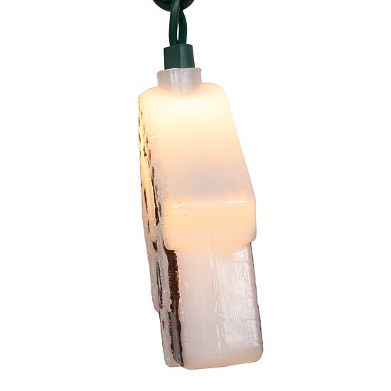 Kurt Adler 10-Light Gingerbread House String Lights