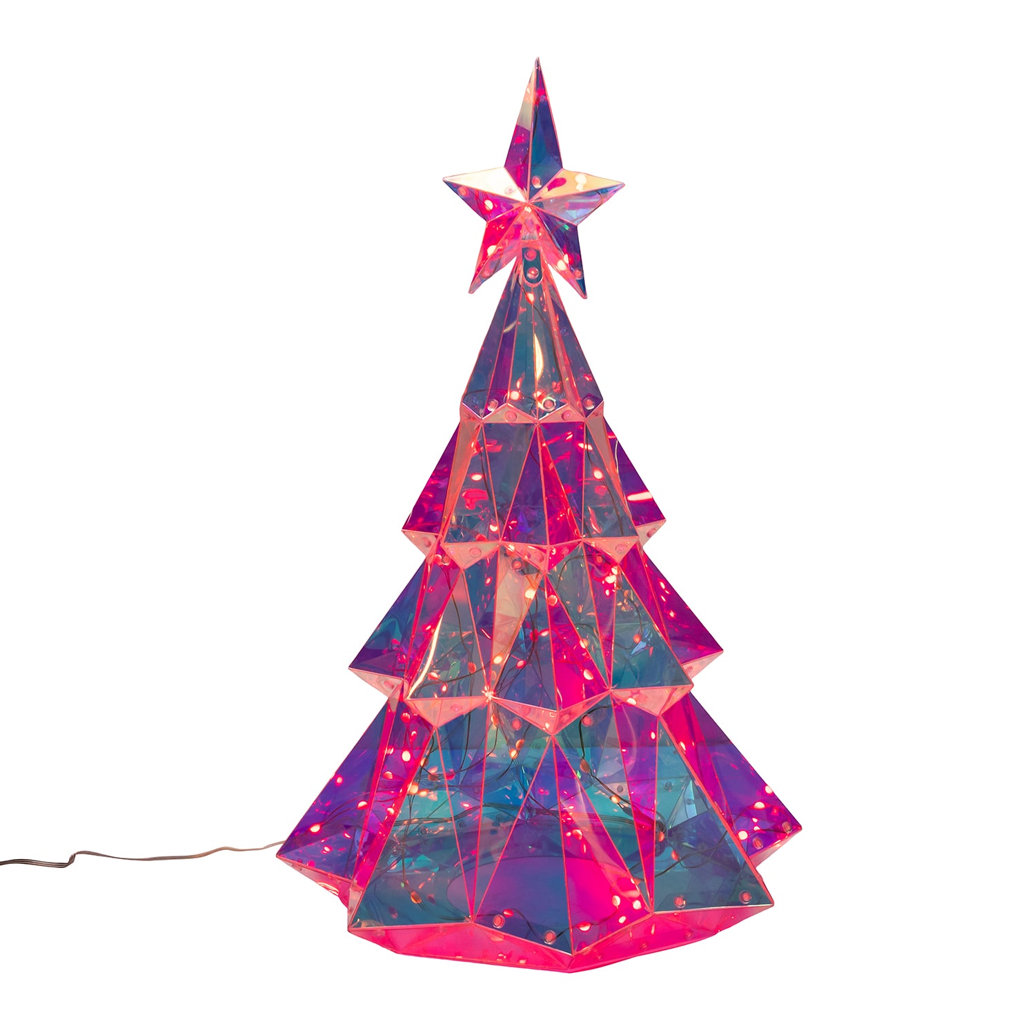 Kurt Adler Led Smart Holographic Tree Christmas Yard Art