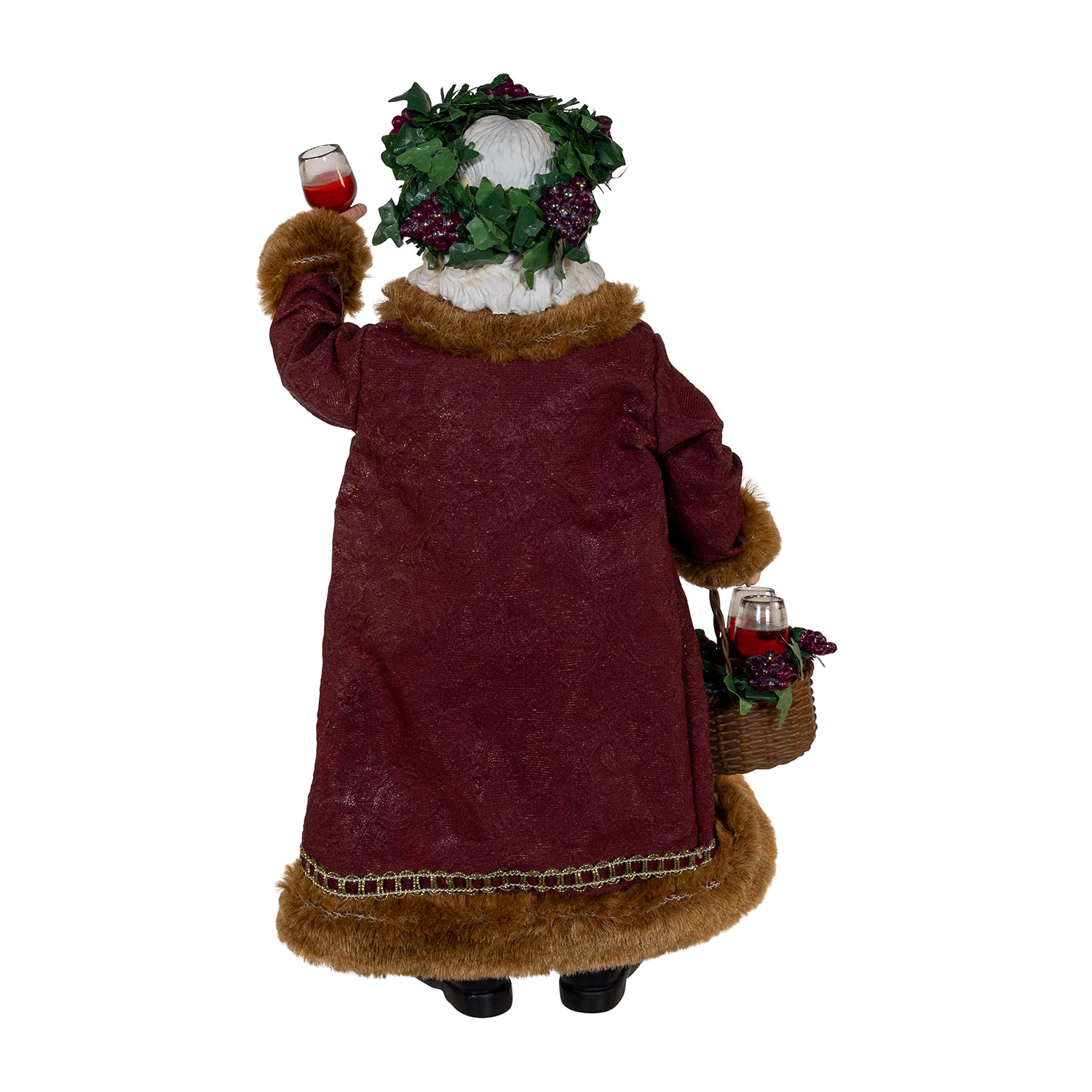 Kurt Adler 10.5" Fabriche Wine Christmas Figurine