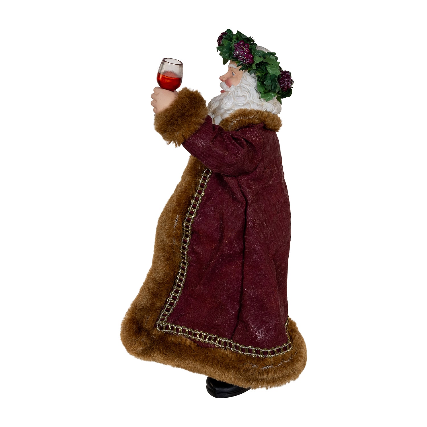 Kurt Adler 10.5" Fabriche Wine Christmas Figurine