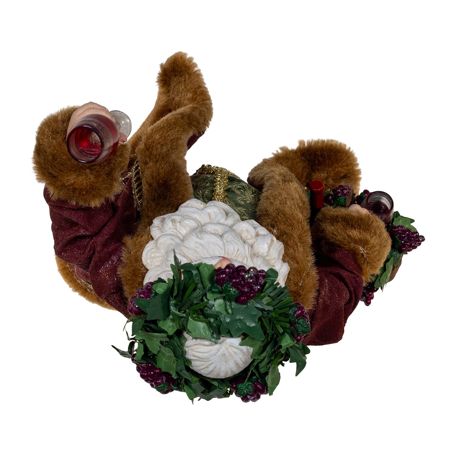 Kurt Adler 10.5" Fabriche Wine Christmas Figurine
