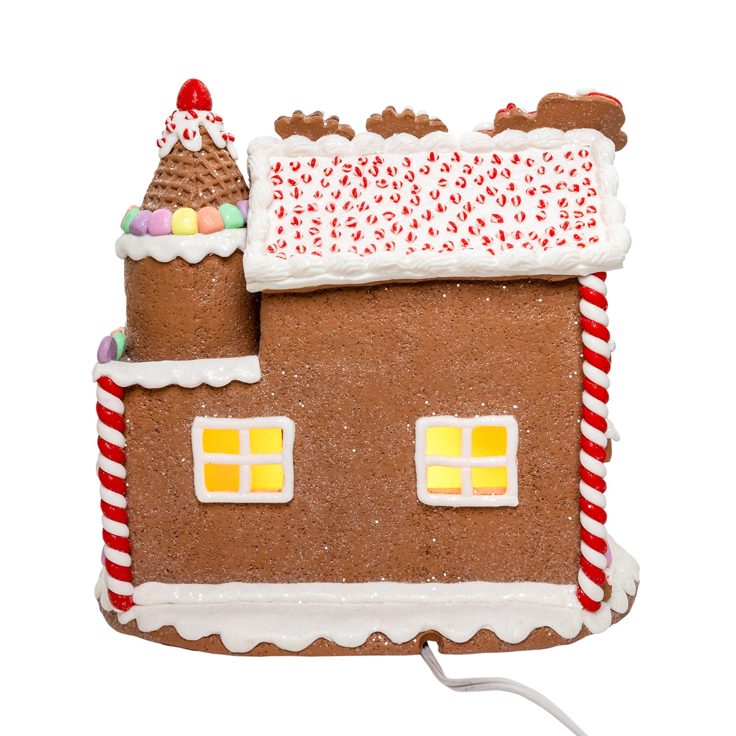 Kurt Adler 10" Pre-Lit Gingerbread House Lighted