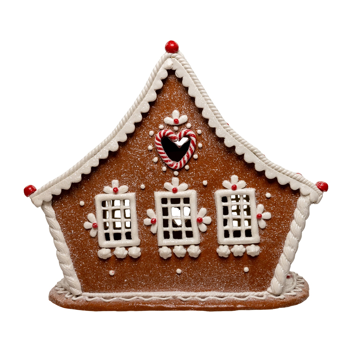 Kurt Adler 7.87" Battery Operated Led Gingerbread House Lighted