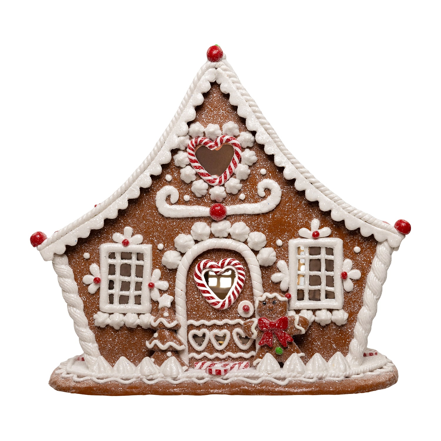 Kurt Adler 7.87" Battery Operated Led Gingerbread House Lighted