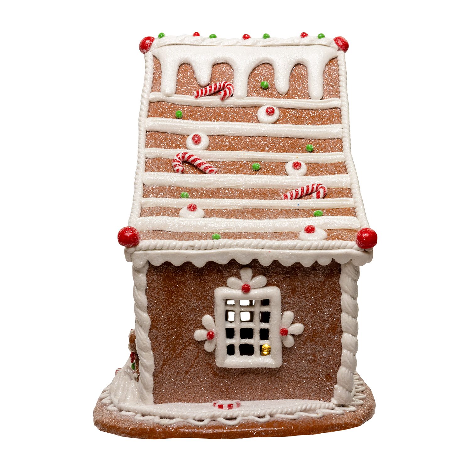 Kurt Adler 7.87" Battery Operated Led Gingerbread House Lighted