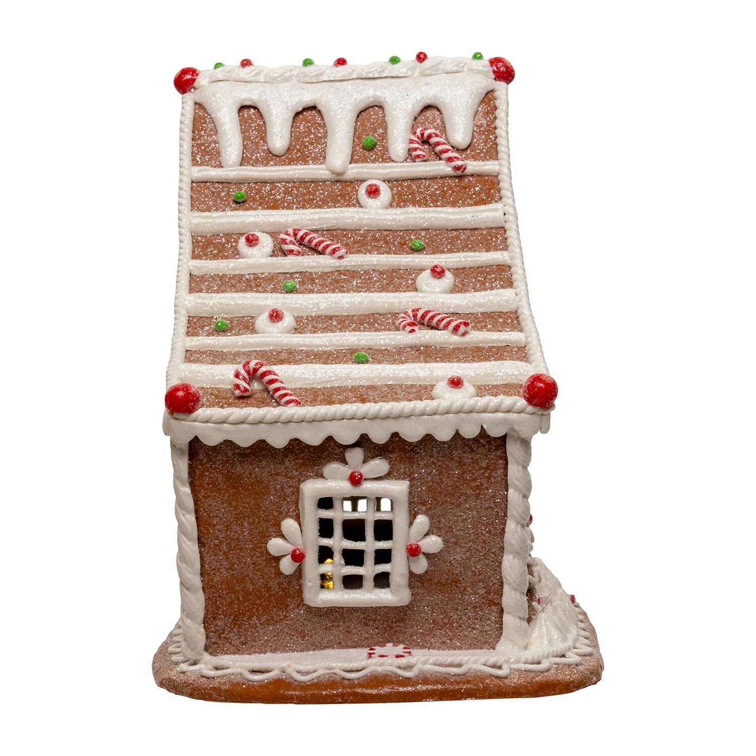 Kurt Adler 7.87" Battery Operated Led Gingerbread House Lighted
