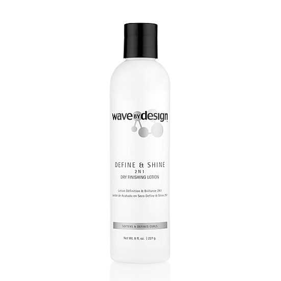 Design Essentials Wave By Design Define & Shine 2-N-1 Dry Finishing Hair Lotion 8 oz.