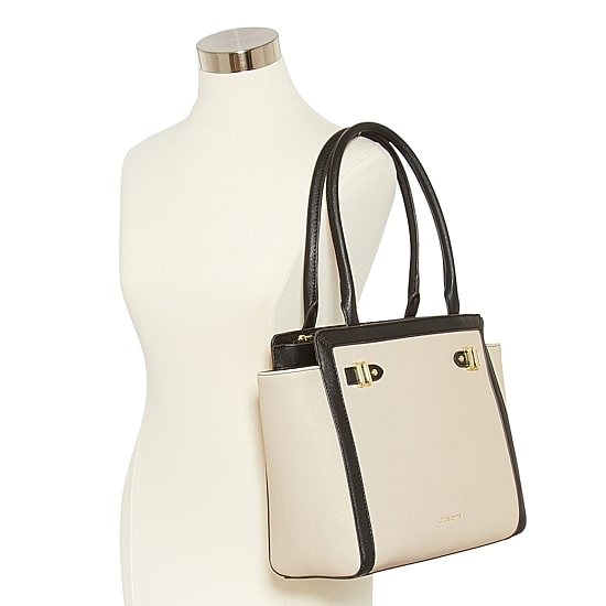 Liz Claiborne Tuxedo Tote Bag