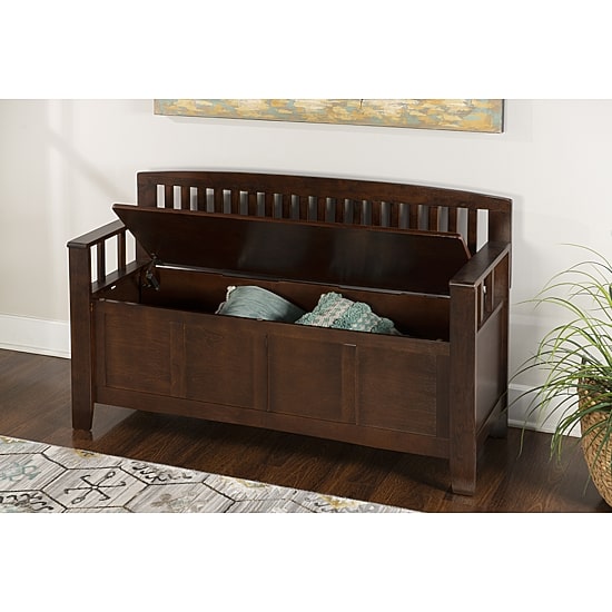 Linon Cuyler Living Room Collection Bench