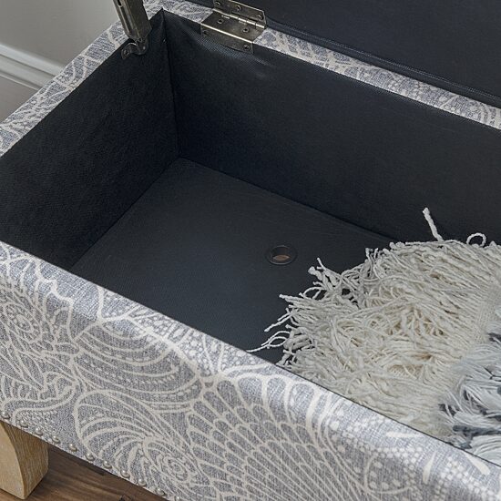 Shawnee Living Room Collection Floral Ottoman