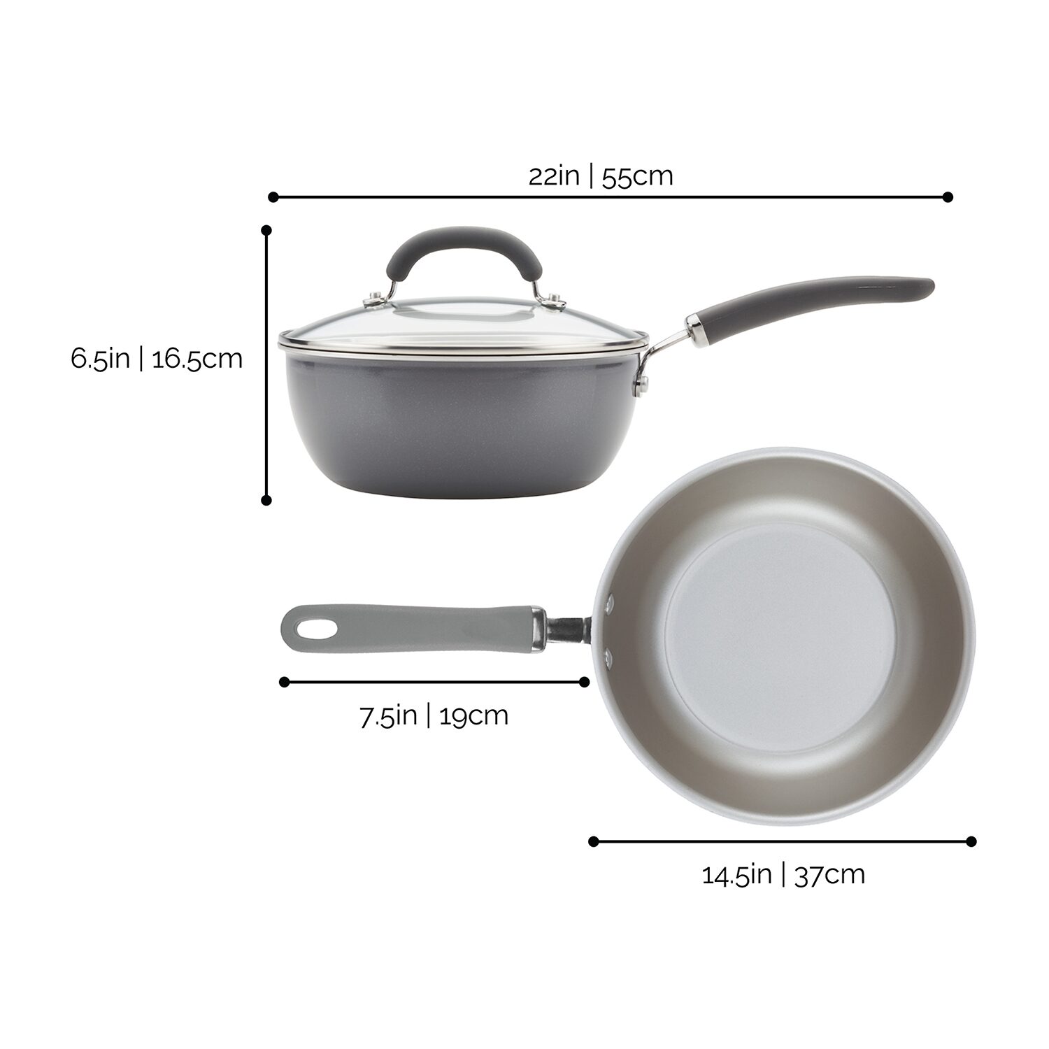 Rachael Ray Create Delicious 3-qt. Non-Stick Everything Pan with Lid
