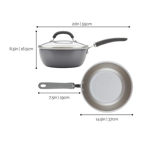 Rachael Ray Create Delicious 3-qt. Non-Stick Everything Pan with Lid