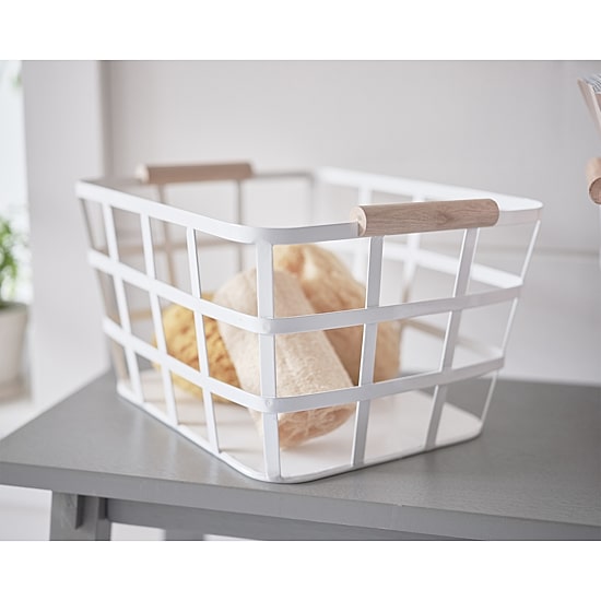Enchante Metal Rectangular Decorative Storage Bin