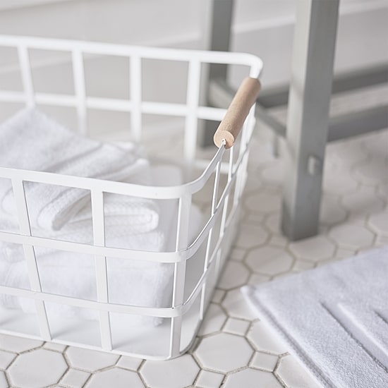 Enchante Metal Rectangular Decorative Storage Bin