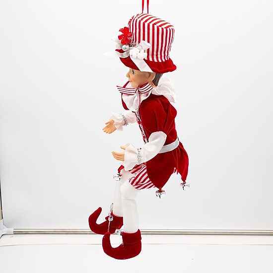 Kurt Adler 15-Inch Kringle Klaus Peppermint Elf Ornament