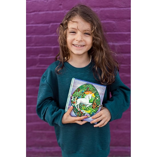 Eeboo Unicorn Hardcover Journal With Lock And Key Art Set