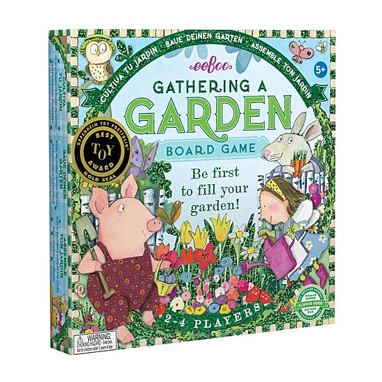 Eeboo Gathering A Garden Board Game 25-pc. Board Game