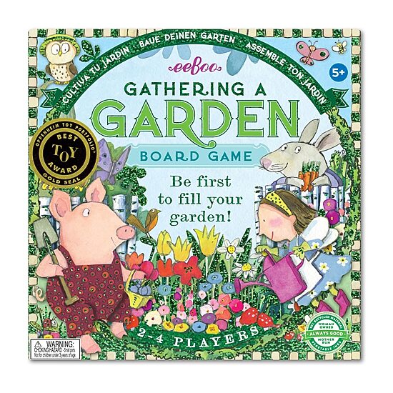 Eeboo Gathering A Garden Board Game 25-pc. Board Game