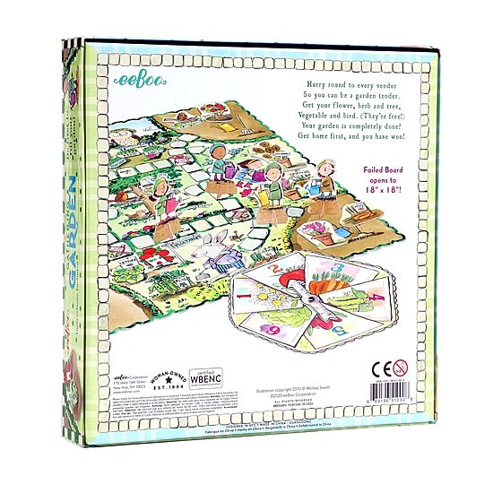 Eeboo Gathering A Garden Board Game 25-pc. Board Game