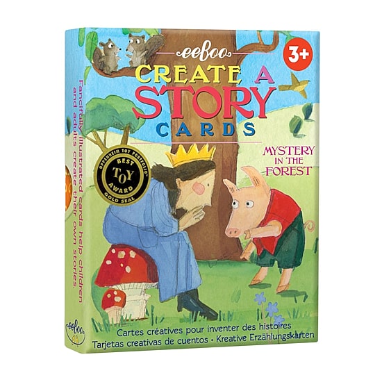 Eeboo Mystery In The Forest Create A Story Pre-Literacy Cards Interactive Toy