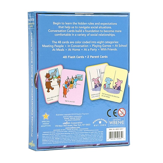 Eeboo What Do I Do? Conversation Flashcards 50-pc. Card Game