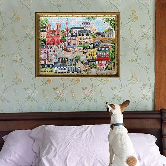 Eeboo Piece And Love Paris In A Day 1000 Pc Rectangle Puzzle