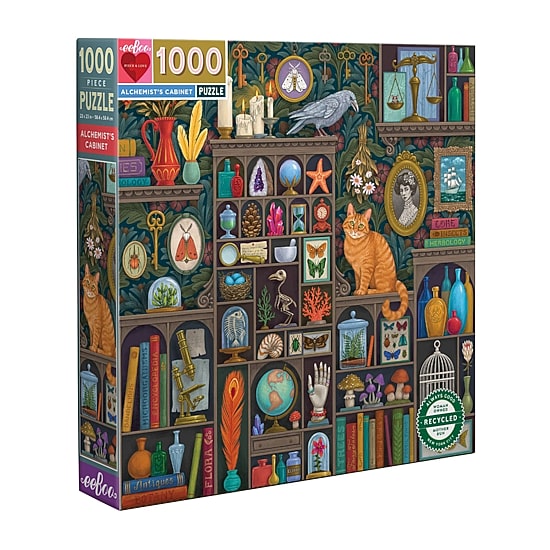 Eeboo Piece And Love Alchemist Cabinet 1000 Piece  By Illustrator Vasilisa Romanenko 1000-pc. Puzzle