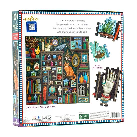 Eeboo Piece And Love Alchemist Cabinet 1000 Piece  By Illustrator Vasilisa Romanenko 1000-pc. Puzzle