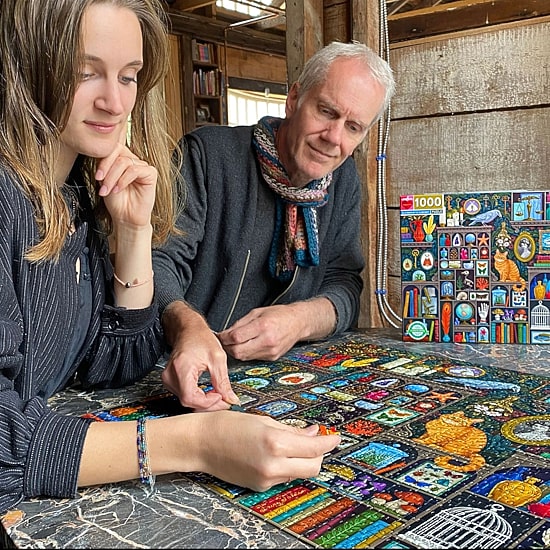 Eeboo Piece And Love Alchemist Cabinet 1000 Piece  By Illustrator Vasilisa Romanenko 1000-pc. Puzzle