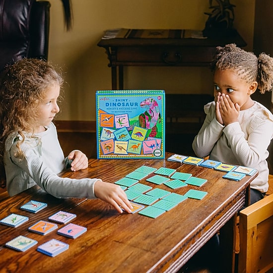 Eeboo Shiny Dinosaur  Is A Gender Neutral Memory Matching Game Brain Game