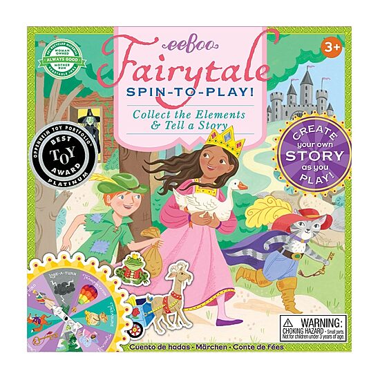 Eeboo Fairytale Spin To Play Game Ages 3+ 32-pc. Puzzle