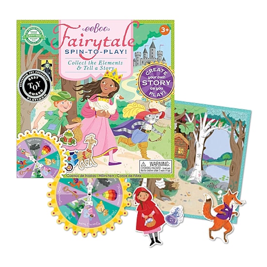 Eeboo Fairytale Spin To Play Game Ages 3+ 32-pc. Puzzle
