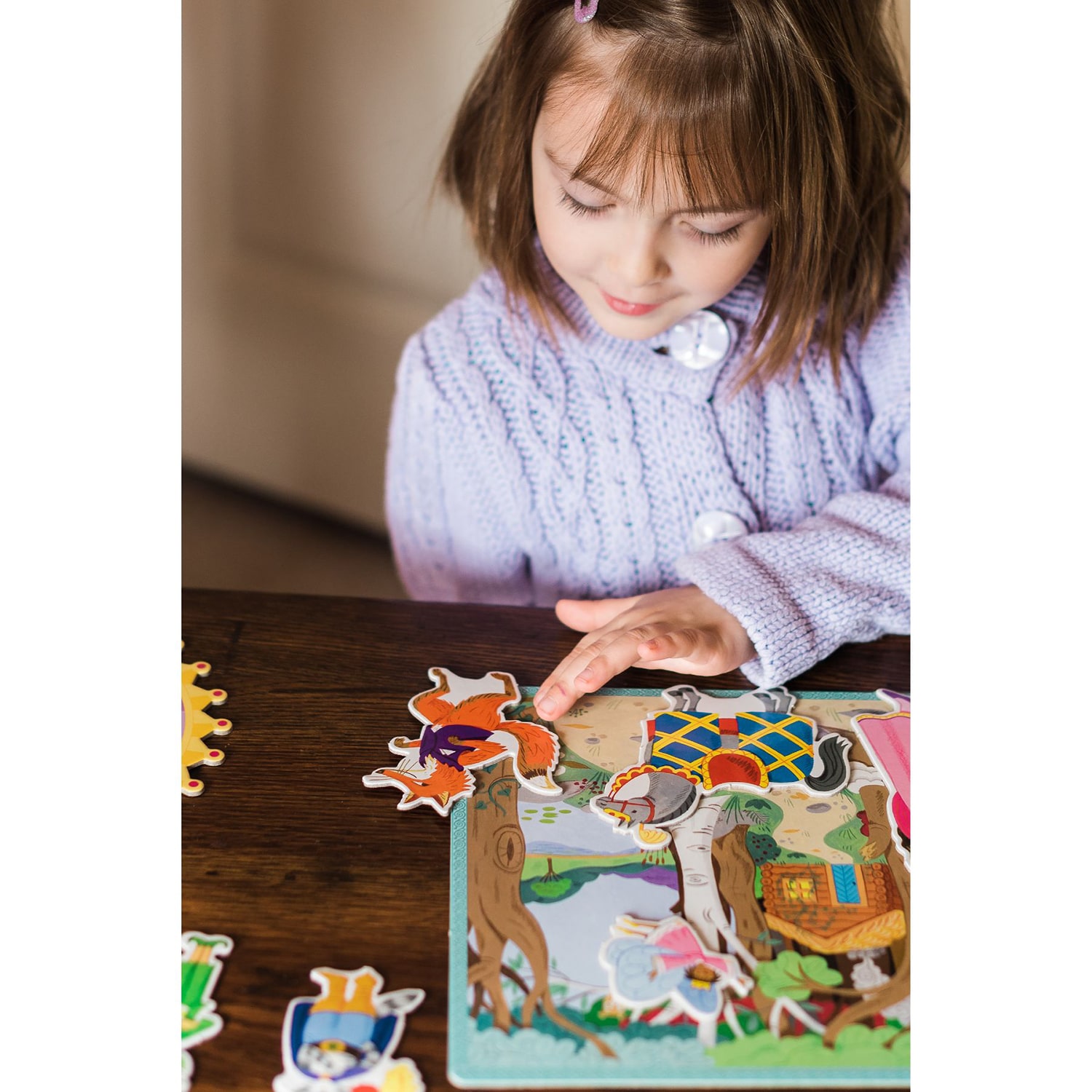 Eeboo Fairytale Spin To Play Game Ages 3+ 32-pc. Puzzle