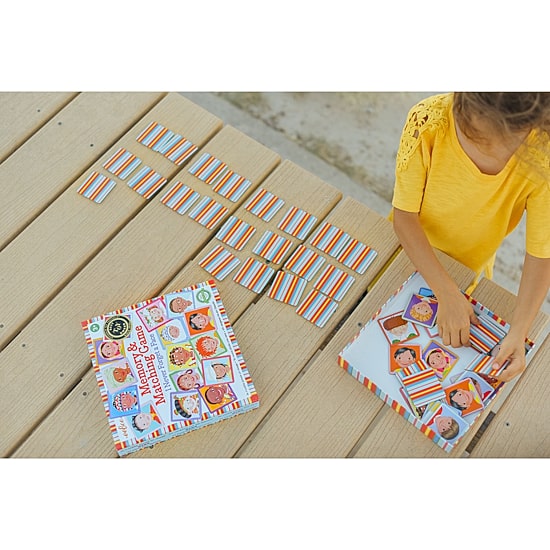 Eeboo I Never Forget A Face Memory And Matching Game 48-pc. Puzzle