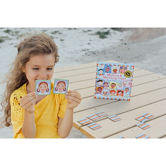 Eeboo I Never Forget A Face Memory And Matching Game 48-pc. Puzzle