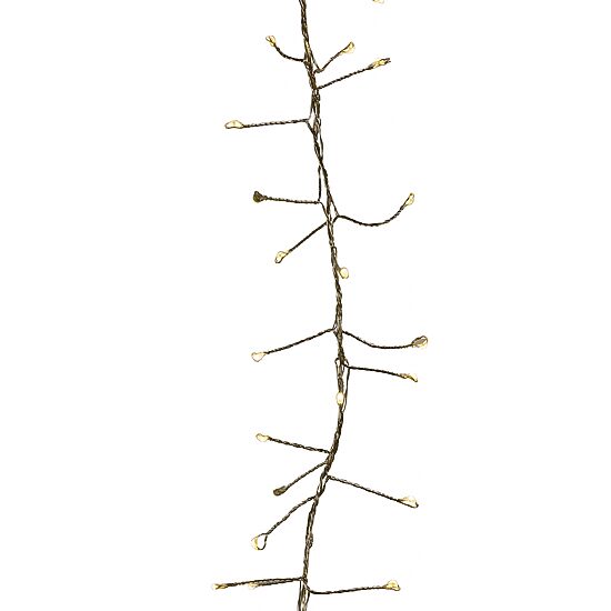 Kurt Adler 24-Foot 720-Light Warm White Twinkle LED Fairy Cluster Garland